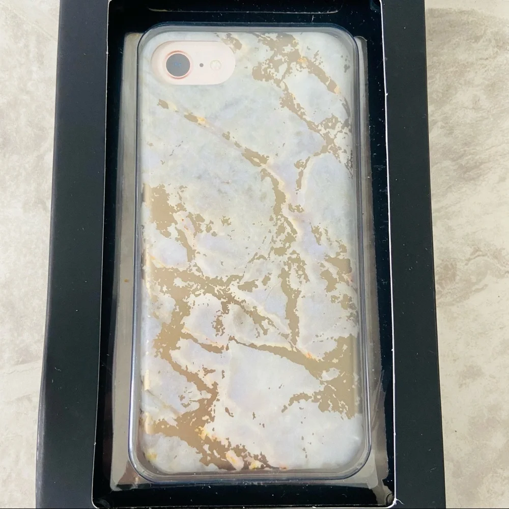 NWT Havana Night silver marble protective iPhone case size 6, 6S, 7 & 8